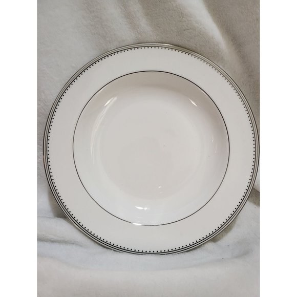 Vera Wang Wedgwood Grosgrain Large Rim Soup Bowl - Picture 1 of 2